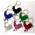 Rooster Shape Bottle Opener with Key Chain